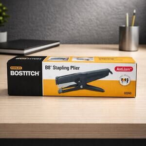 Bostitch B8 Xtreme Duty Plier Stapler AntiJam Technology Heavy Duty Black